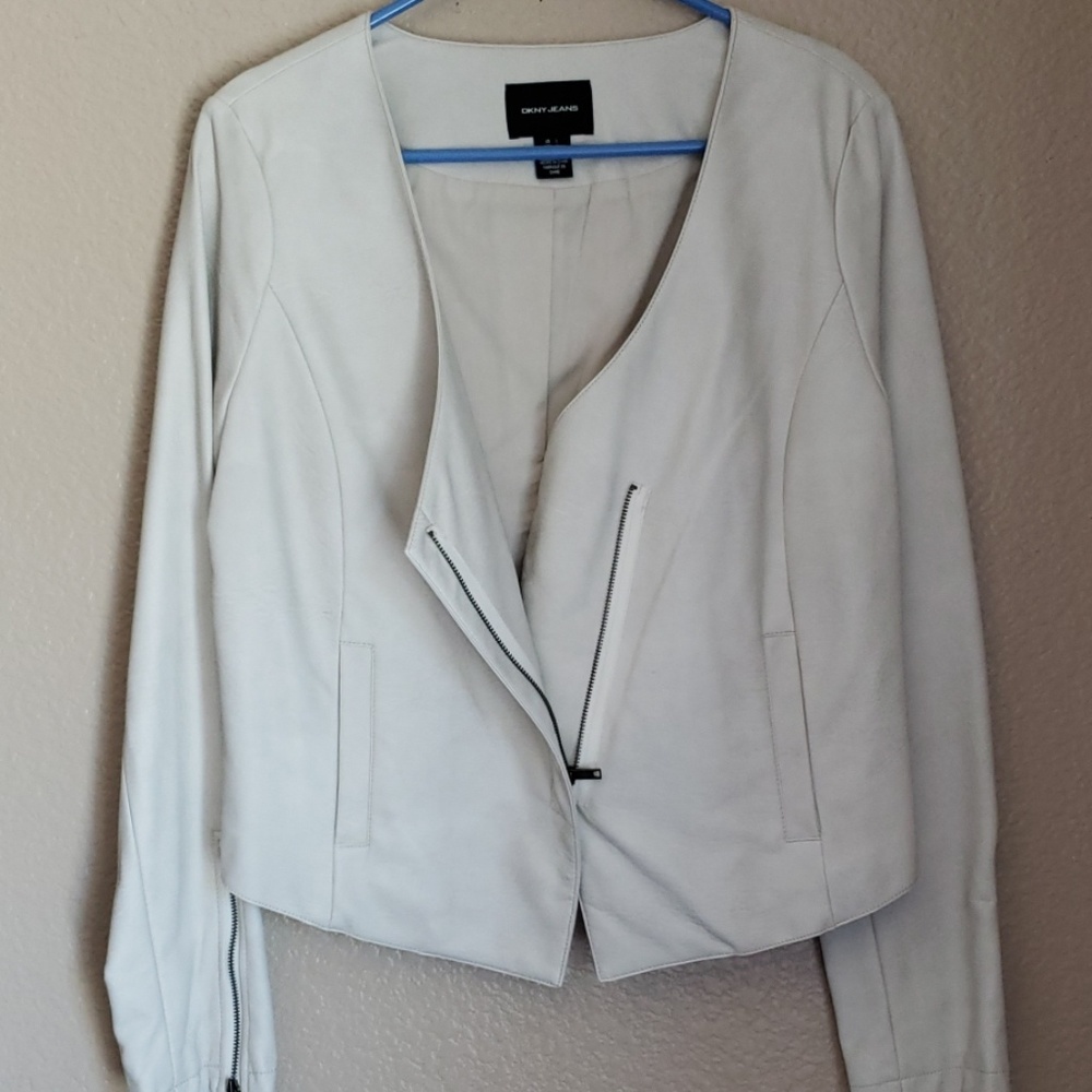 Moto leather jacket